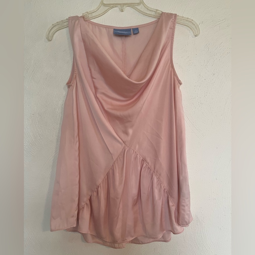 Simply Vera pink sleeveless blouse XS